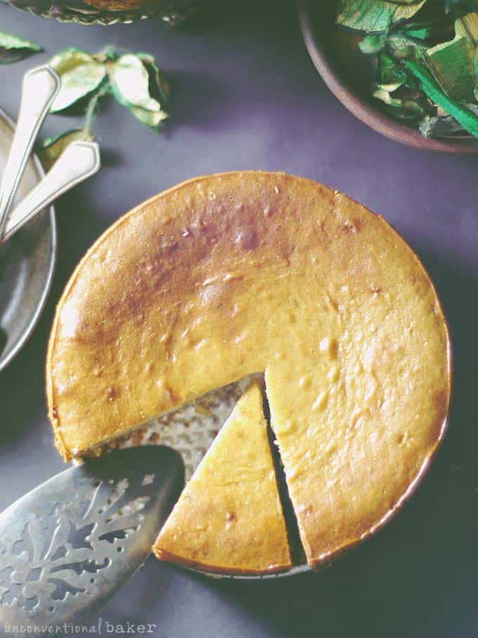 Easy Baked Cheesecake (Without the Dairy, Eggs, Oil, Soy, Refined Sugar, Grains or Gluten)