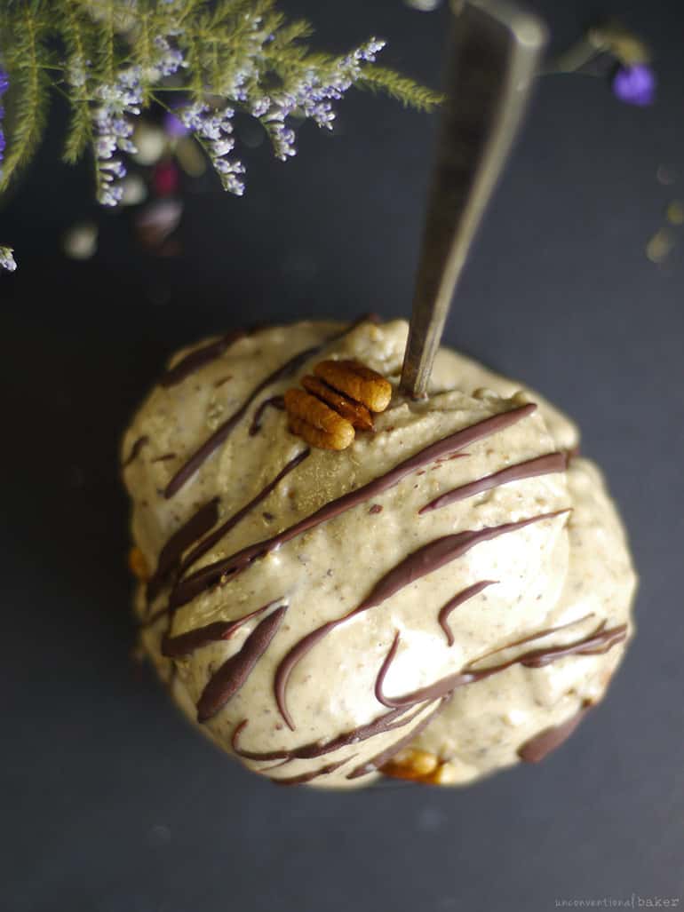 Banana Pecan Ice Cream (Free From: dairy, refined sugar, and added oils)