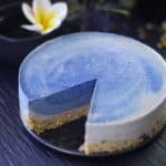 Blue Surf Cake (Raw, Naturally Colored, and Free From: Dairy, Gluten & Grains, Refined Sugar)