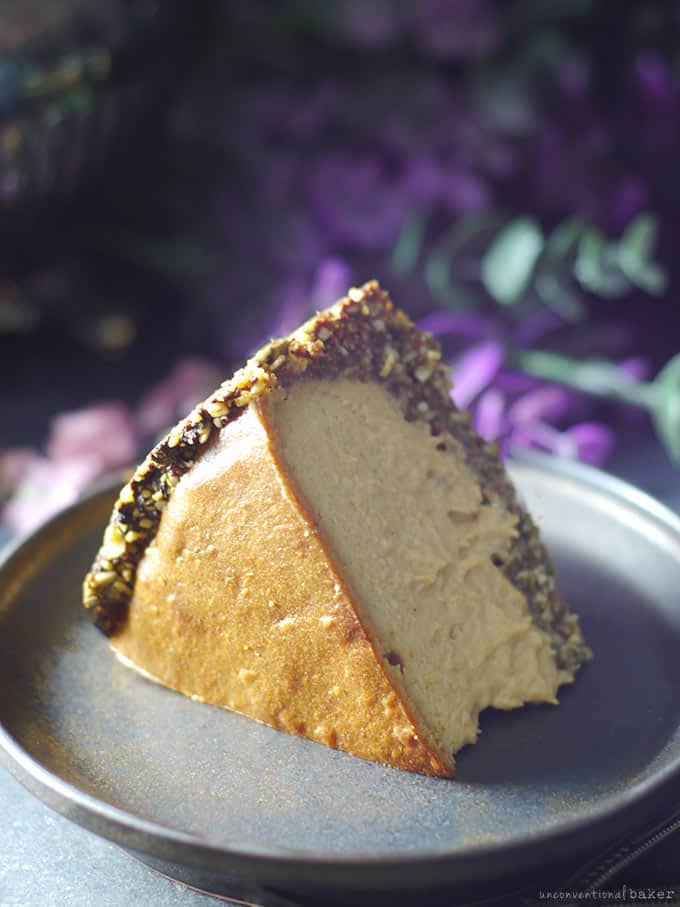 Nut-Free & Dairy-Free Baked Cheesecake (Also free from: gluten & grains, oils, eggs, and refined sugar)