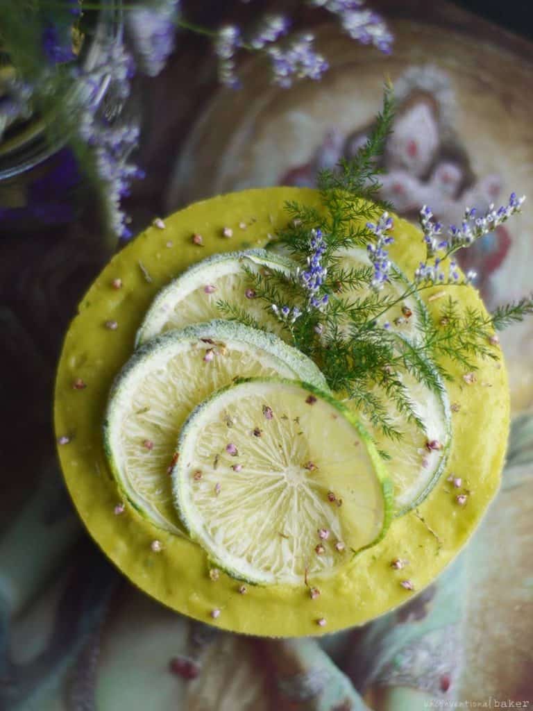 Raw Lemon Lime Cheesecake (Free From: gluten & grains, dairy, and refined sugar)