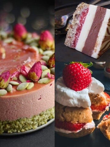 Strawberry Desserts (Vegan, GF)