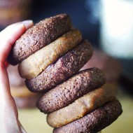 Anthea’s Chocolate Brownie Peanut Butter Sandwich Cookies