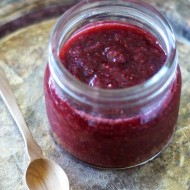 Balsamic Raspberry Rhubarb Jam