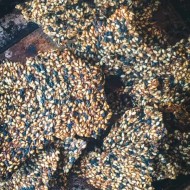 Flax Crackers with Sesame Seeds