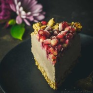 Pomegranate and Hazelnut Mousse Cake