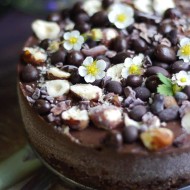 Raw Chocolate Hazelnut Cheesecake